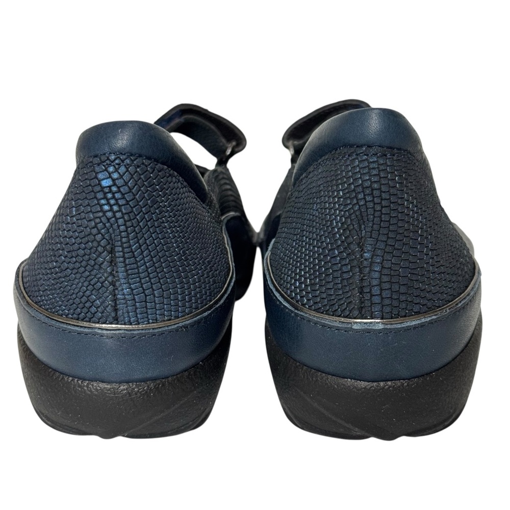 NWT Naot Matai Navy Blue Adjustable Mary Jane Flats Comfort Shoes Size 10-10.5 - Picture 4 of 16